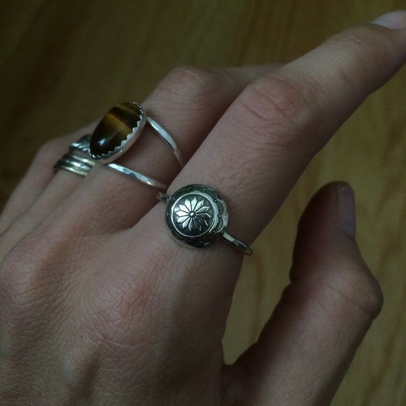 STERLING SILVER CONCHO RING 🌵 - Picture 3 of 4